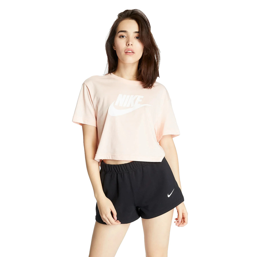 NIKE ESSENTIAL CROPPED LOGO SPORTSWEAR WOMEN'S TOP - Sz WOMEN'S SMALL